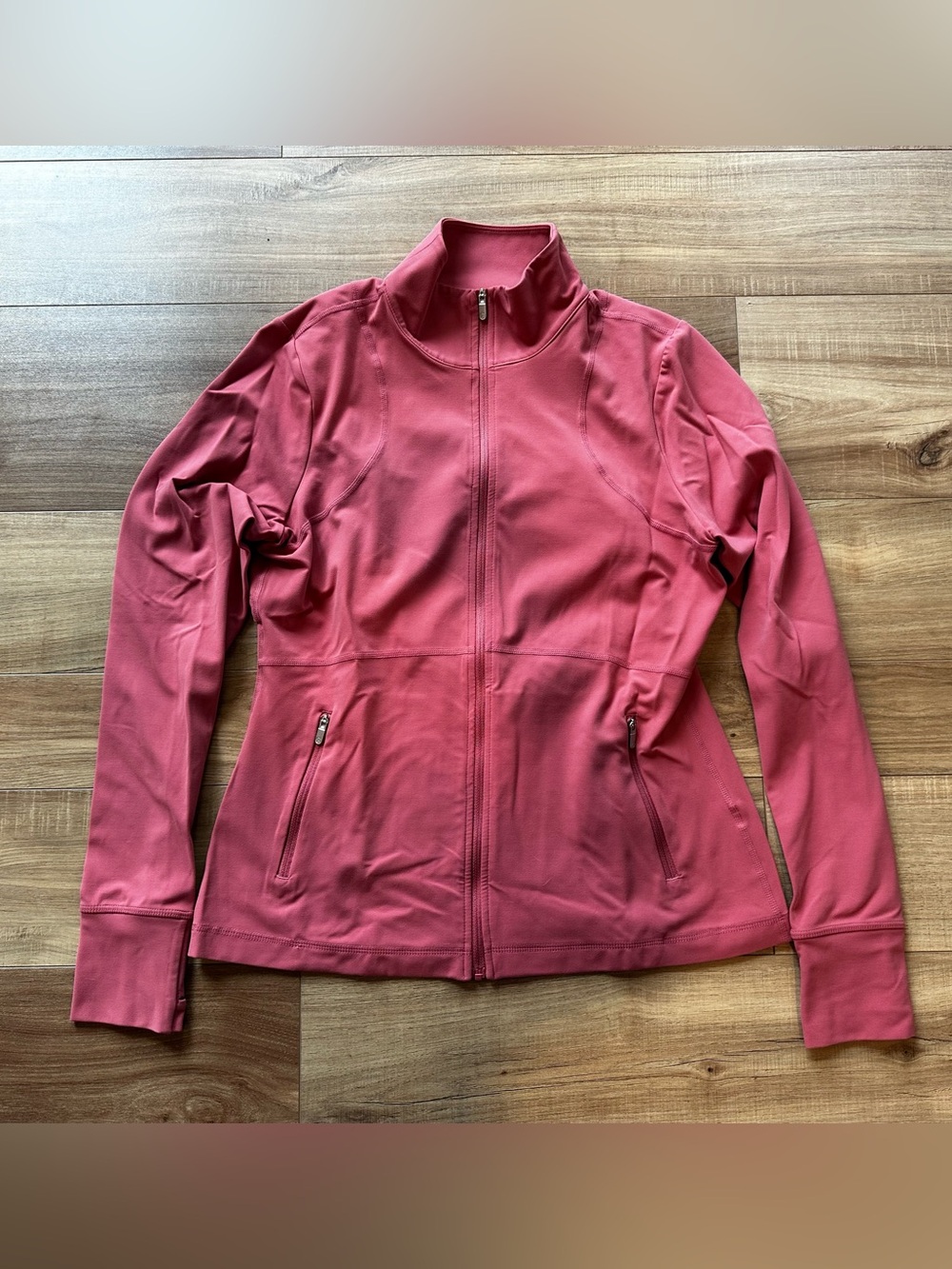 Zella Pink Mauve Full-Zip Active Jacket